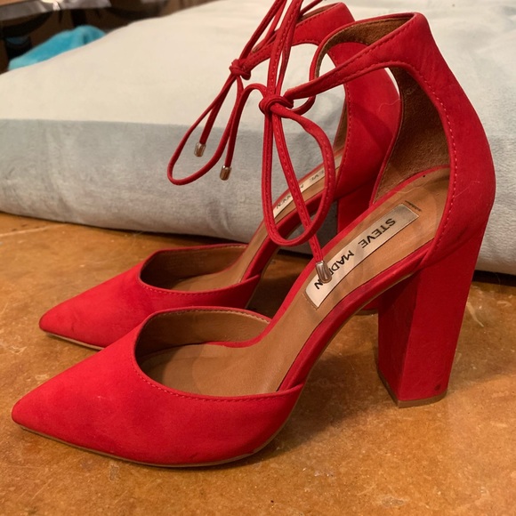 Steve Madden Suede Heels - Picture 3 of 4